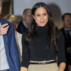 SOLD Meghan Markle TUXE Rebel Turtleneck Bodysuit